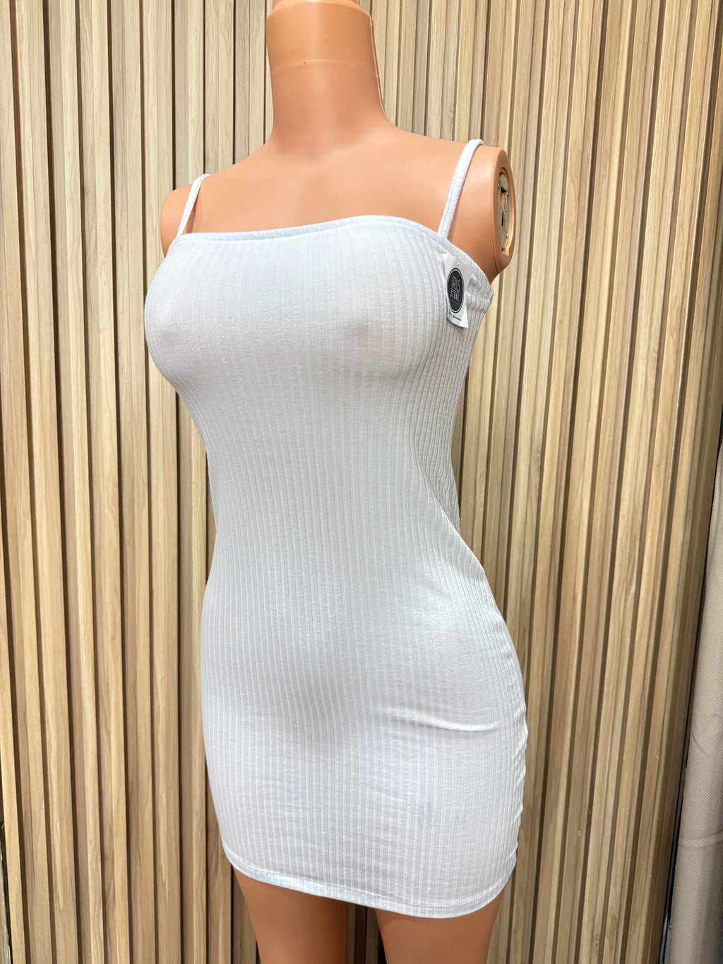 Vestido algodon canuton recto