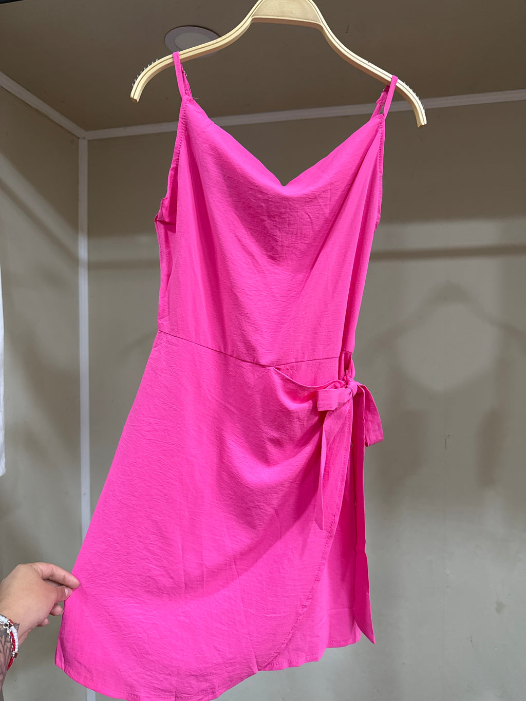 Vestido pareo fucsia
