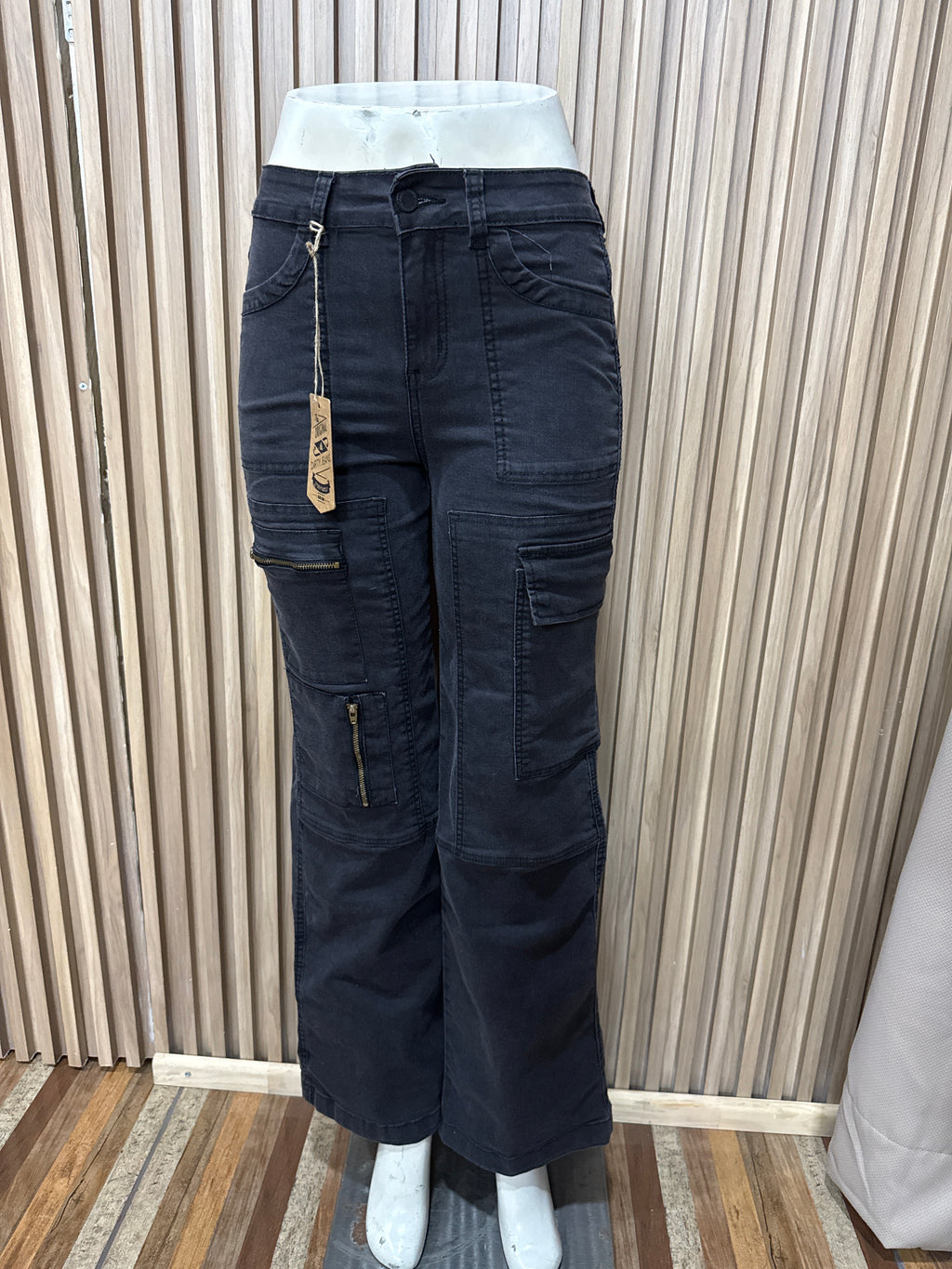 CARGO BOLSILLOS DIRTY GRIS