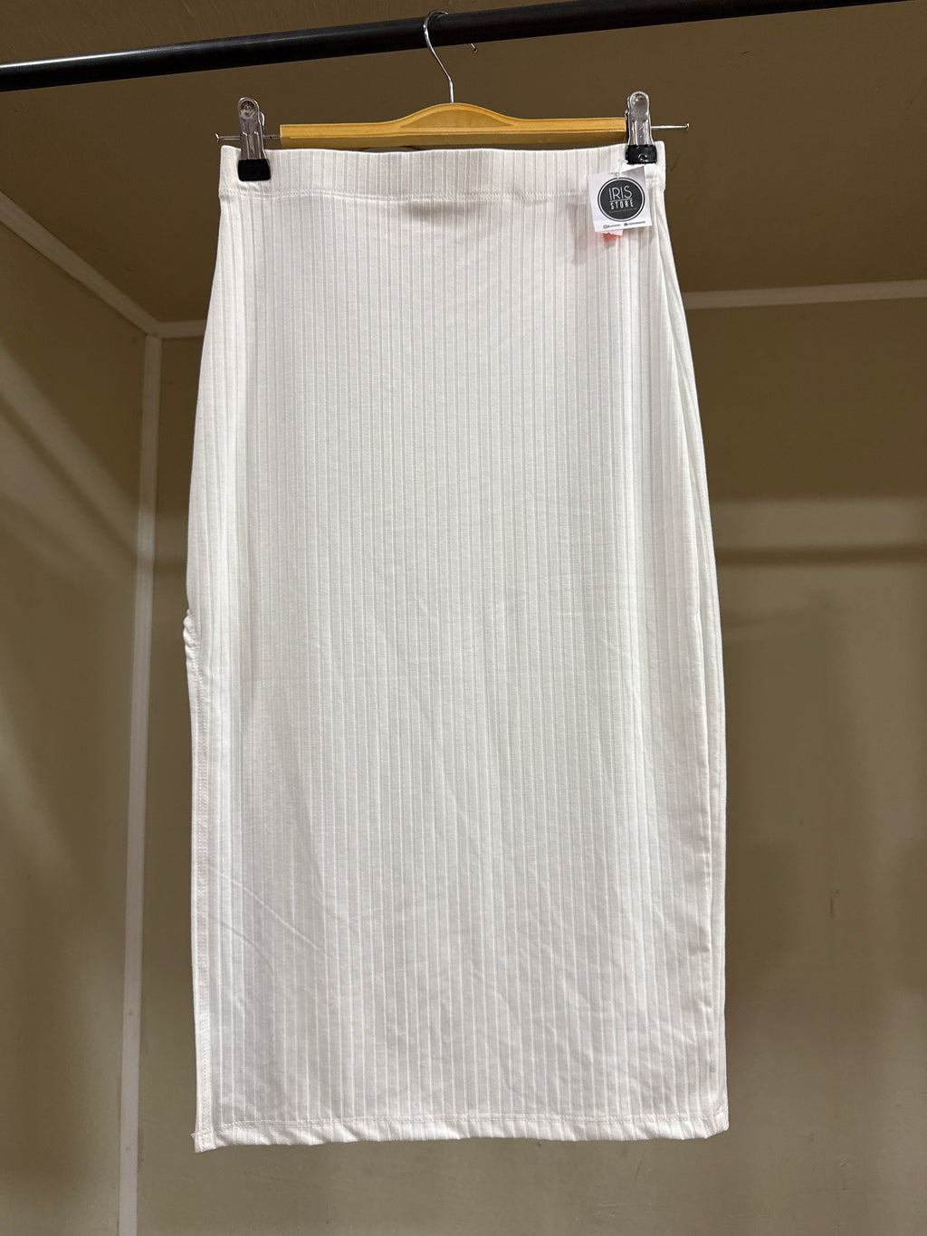 Falda tubo blanca