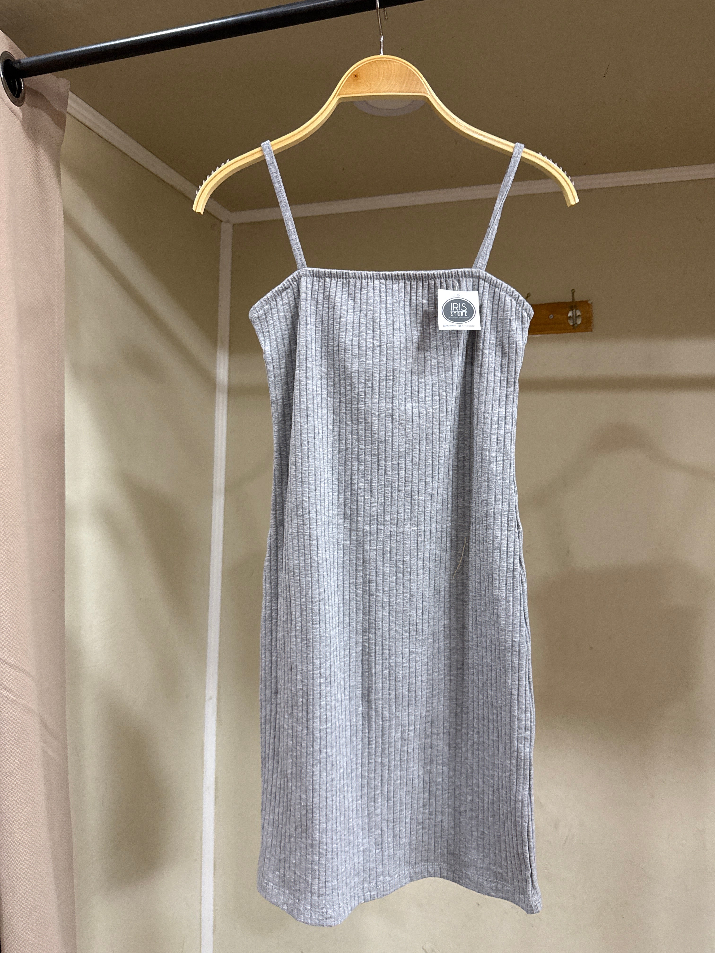 Vestido algodon canuton recto