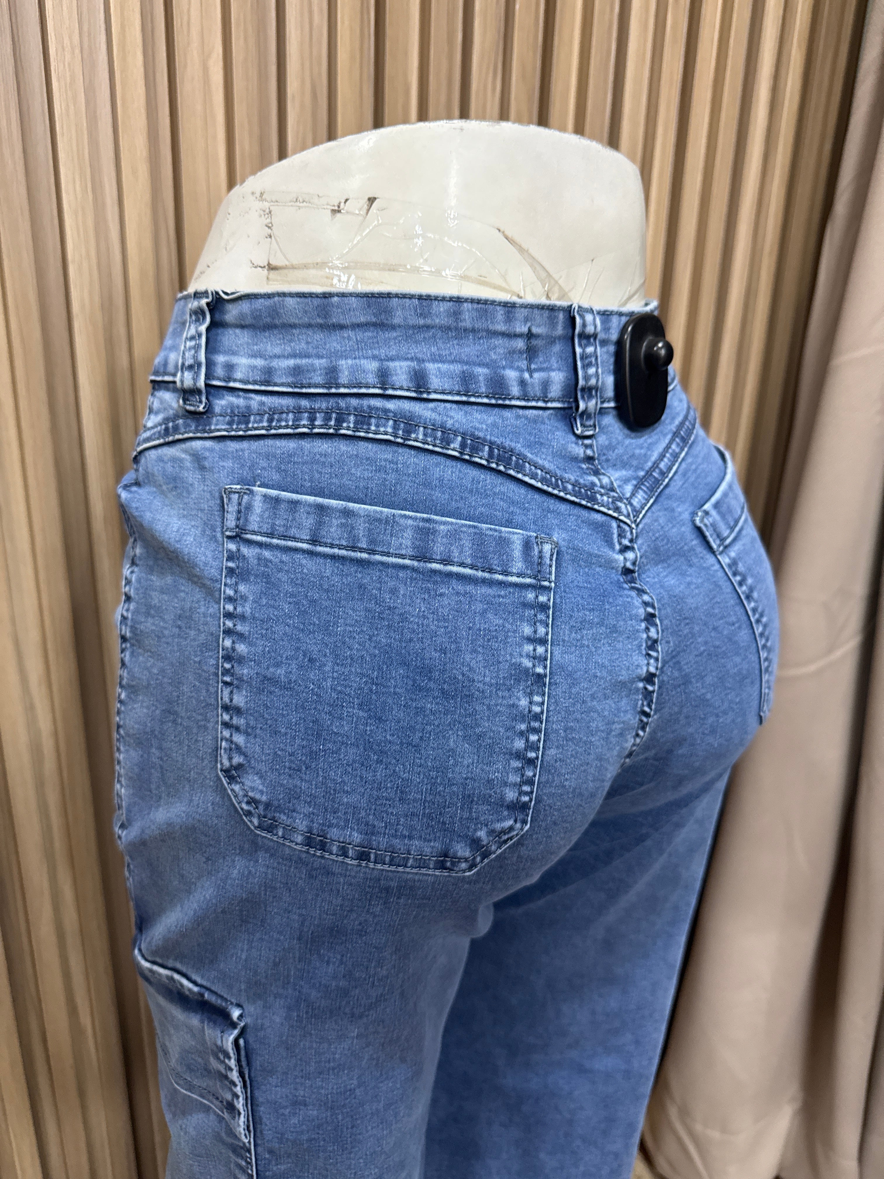 CARGO BOLSILLOS DIRTY CELESTE