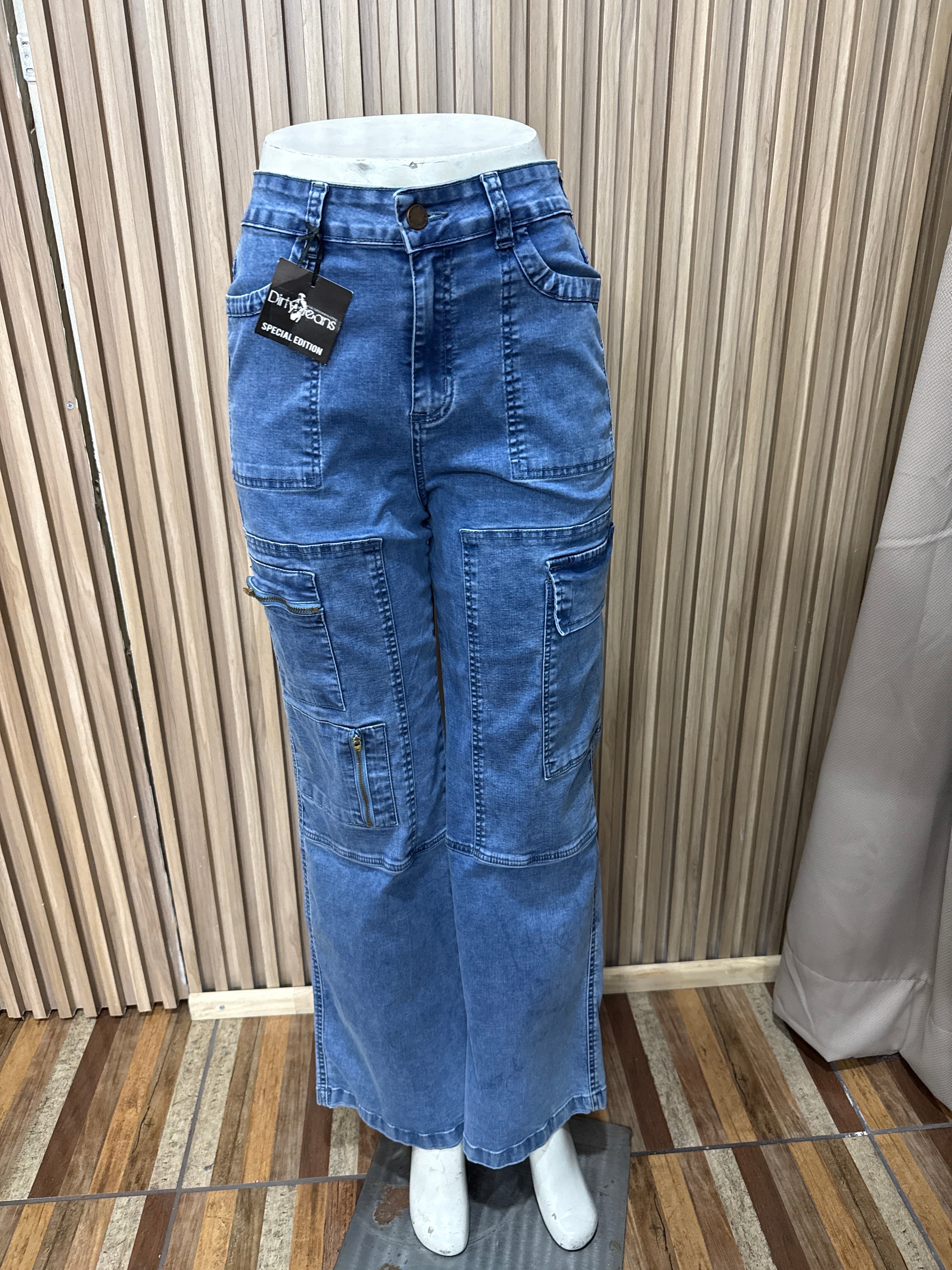 CARGO BOLSILLOS DIRTY CELESTE