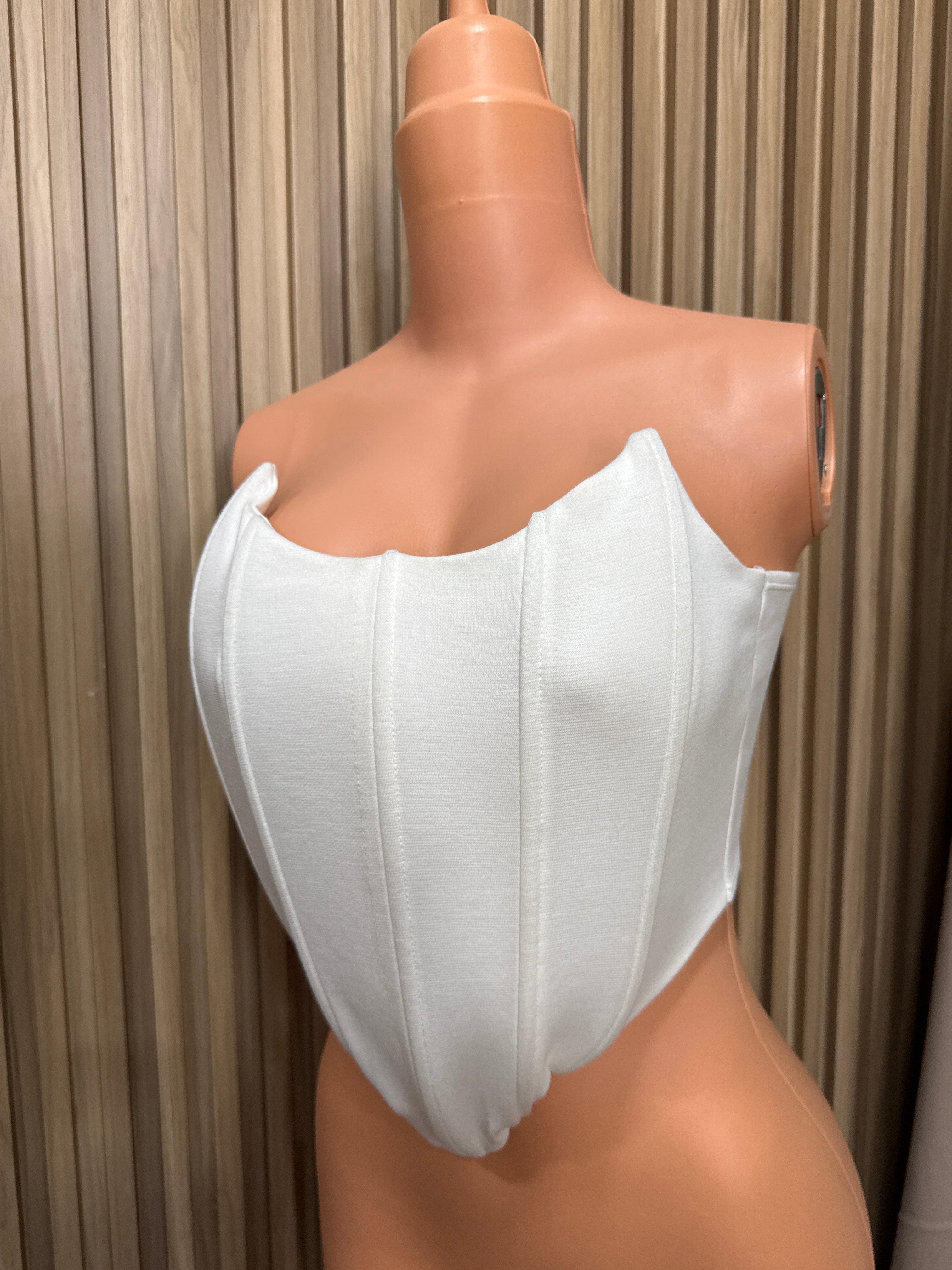 Corset varillas blanco