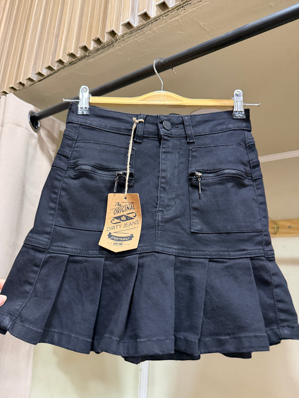 Falda tableada Dirty Jeans