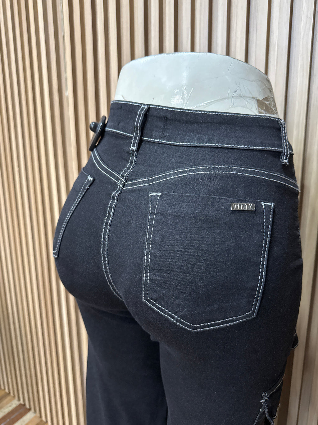 CARGO ARGOLLA DIRTY NEGRO/BLANCO