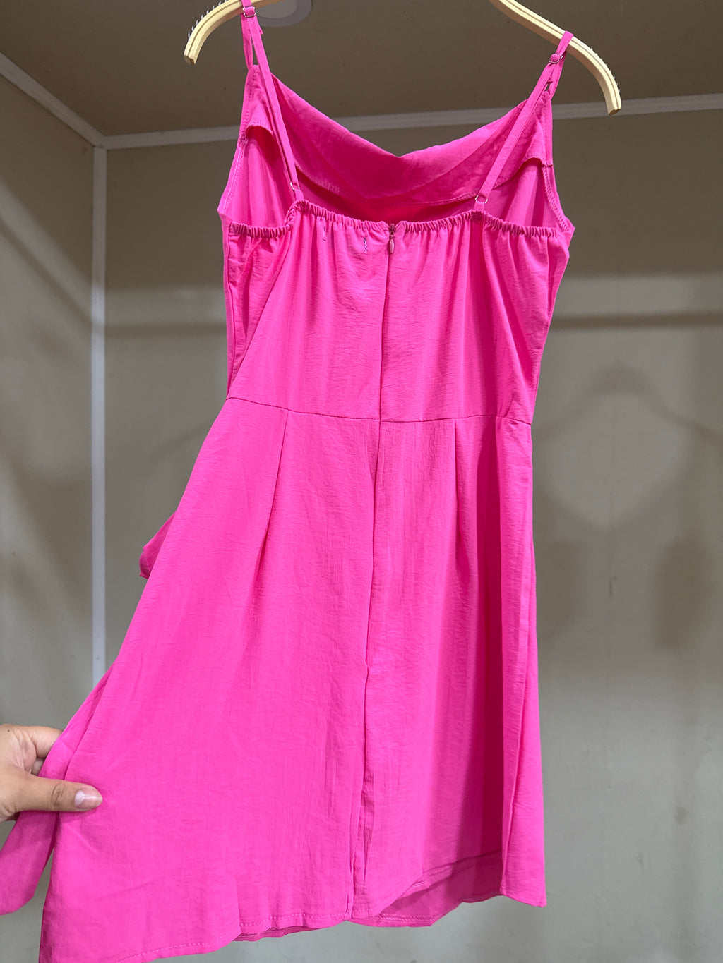 Vestido pareo fucsia