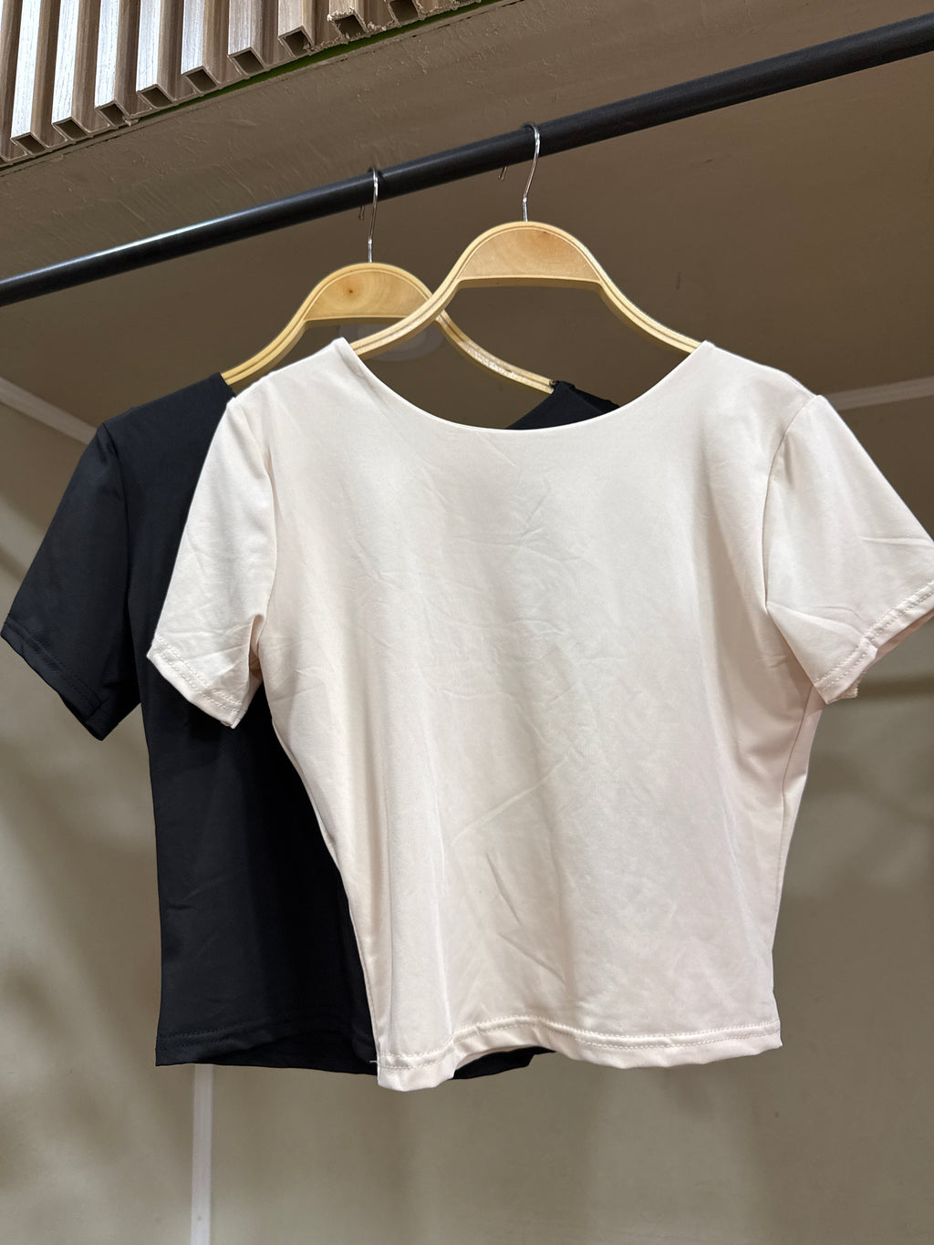 Top básico espalda abierta